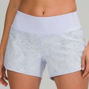 Lululemon Speed Up Mid-Rise Lined Short 4" - Gravel Dust Pastel Blue, Size 2